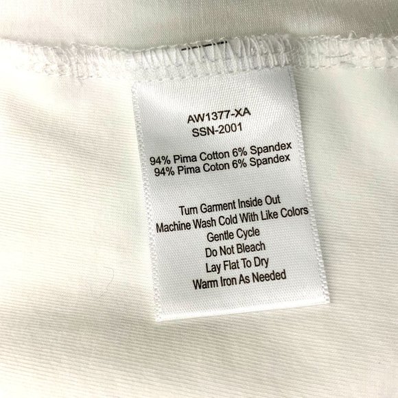 ATM Anthony Thomas Melillo White Cotton Gathered Tee Top Sz M - Picture 13 of 16